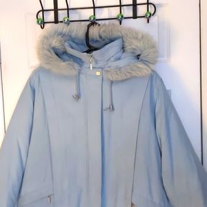 Size L Bromley Sport Light Blue Winter Coat